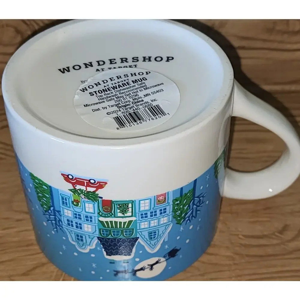 Wondershop Target Winter Village 3D Snowflake Christmas Scene Coffee Mug 3 1/2